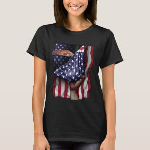 Day Of Independence US Flag Grouper T-Shirt