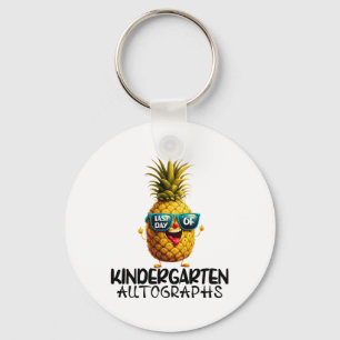 Day Of Kindergarten Autograph Graduation Boy Girl  Key Ring
