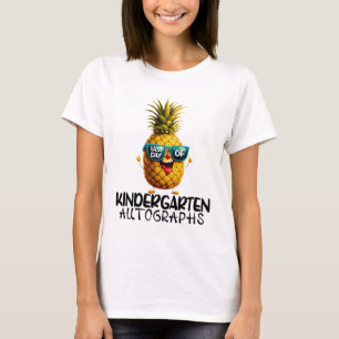 Day Of Kindergarten Autograph Graduation Boy Girl T-Shirt