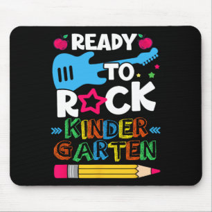 Day Of Kindergarten Ready To Rock Kindergarten  Mouse Pad