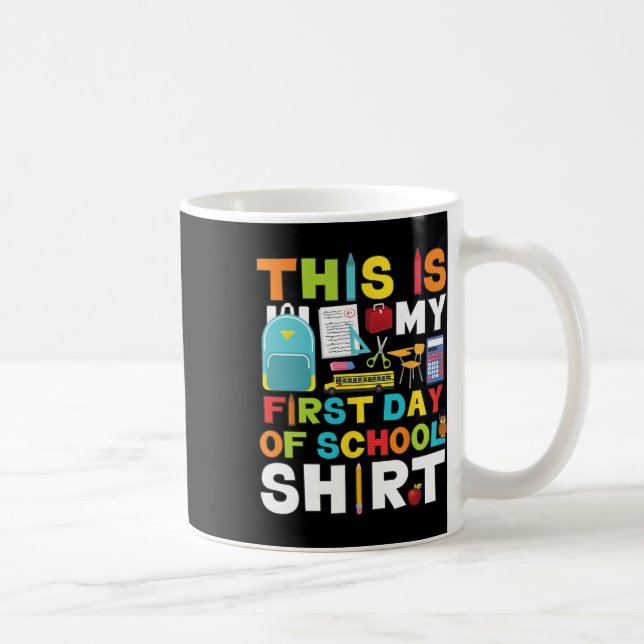 Day Of School Boys Girls Back To School  Coffee Mug (Right)