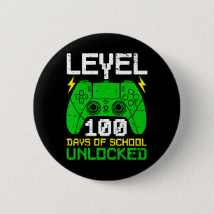 Day Of School Boys Girls Kids 100 Days Of School  6 Cm Round Badge