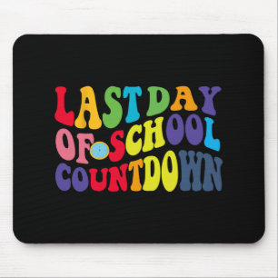 Day Of School Countdown Out For Summer Groovy Quot Mouse Pad