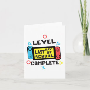 Day Of School Gamer Card