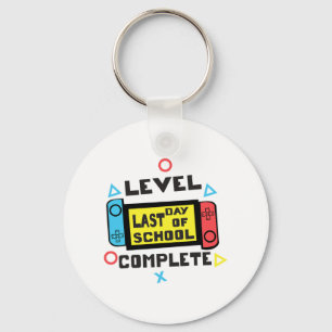 Day Of School Gamer Key Ring