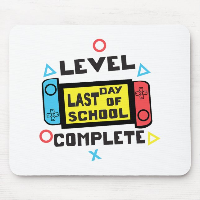Day Of School Gamer  Mouse Pad (Front)