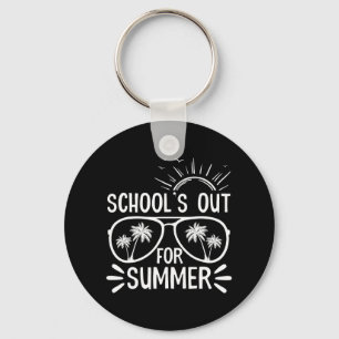 Day Of School Gift Schools Out For Summer Kids Tea Key Ring