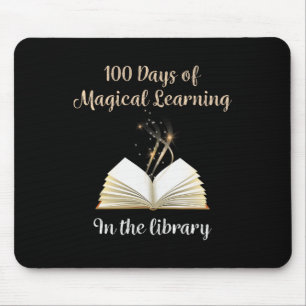 Day Of School Magical Library Learning Adventure Mouse Pad
