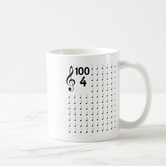 Day Of School Musical Notes Music Teacher  Coffee Mug