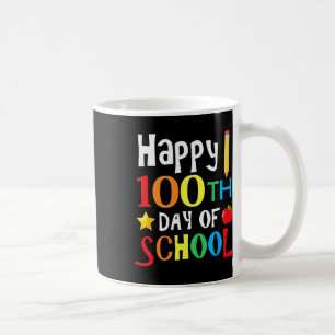 Day Of School Teachers Kids Child Happy 100 Days 1 Coffee Mug