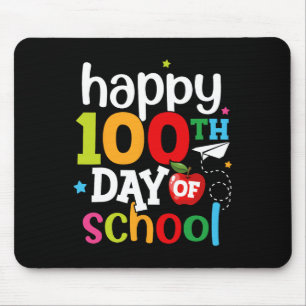 Day Of School Teachers Kids Girls Boys Happy 100 D Mouse Pad