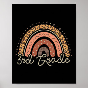 Day Of School Third Grade 3rd Back To School Teach Poster