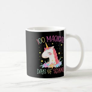 Day Of School Unicorn 100 Magical Days Girls Teach Coffee Mug