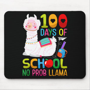 Day Of School Unicorn Girls 100 Days Of School 1 Mouse Pad