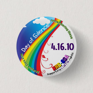 Day of Silence 3 Cm Round Badge