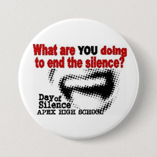 Day Of Silence 7.5 Cm Round Badge