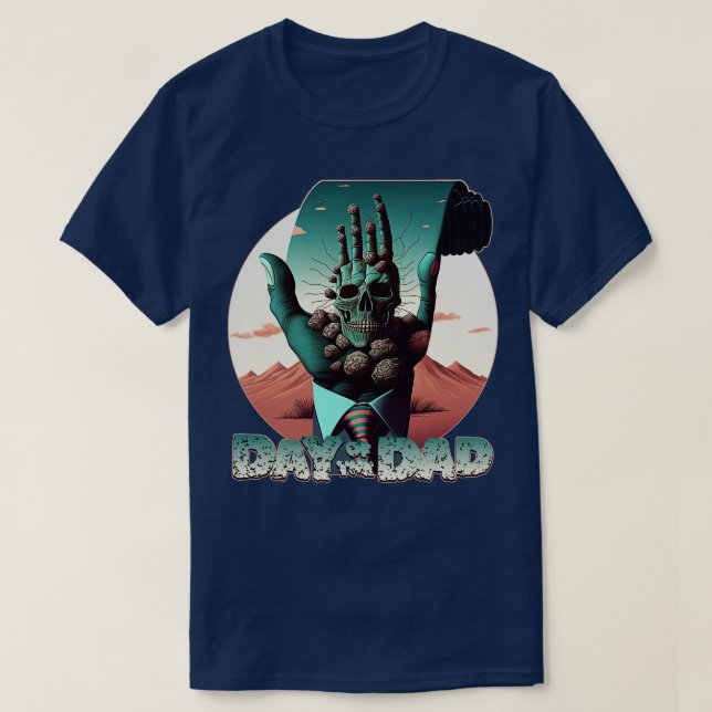 Day of the Dad Peyote Buttondown Fathers Day Desig T-Shirt (Design Front)