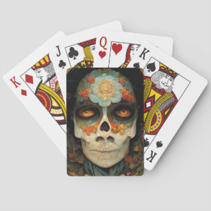 Day Of The Dead 1 Fantasy Skull Playing Cards