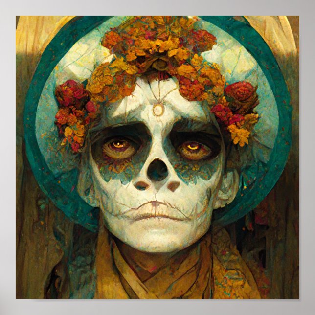 Day Of The Dead 2 Fantasy Skull Poster (Front)