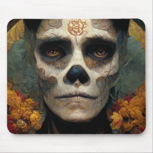 Day Of The Dead 3 Fantasy Skull Mouse Pad