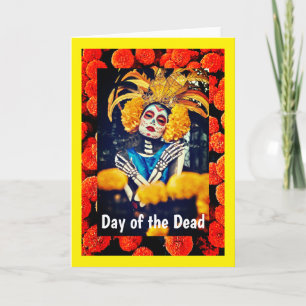 Day of the Dead, 5" x 7" Folded Greeting Card