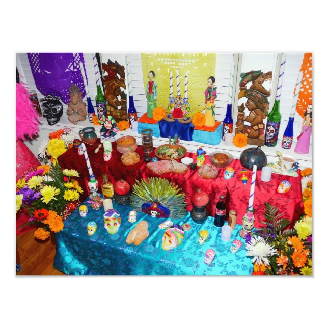 Day of the Dead Altar Offering Photo Print (Front)