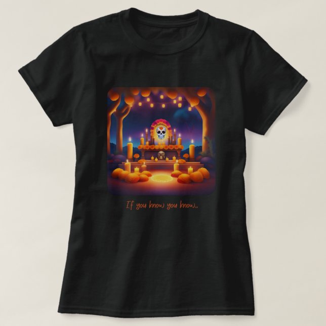Day of the Dead Altar T-Shirt (Design Front)