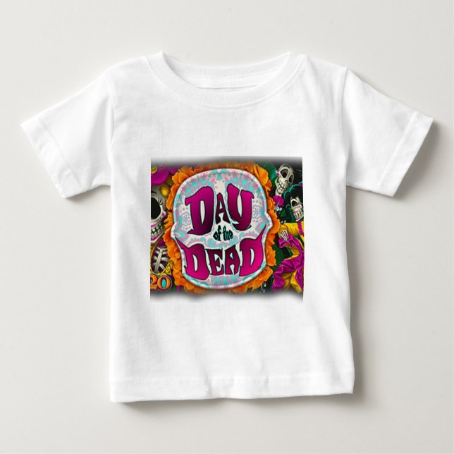 Day of the Dead Baby T-Shirt (Front)
