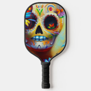 Day of the Dead Butterflies (2) Pickleball Paddle