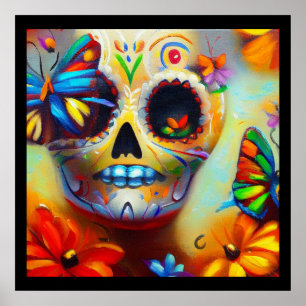 Day of the Dead Butterflies 2 Poster