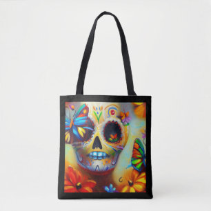 Day of the Dead Butterflies 2 Tote Bag