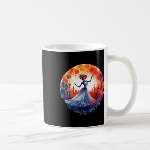 Day Of The Dead Catrina Lady Sugar Skull Dia De Lo Coffee Mug