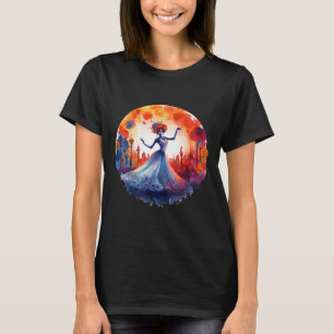 Day Of The Dead Catrina Lady Sugar Skull Dia De Lo T-Shirt