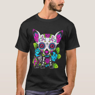Day Of The Dead Chihuahua, Demonic Chihuahua Sugar T-Shirt