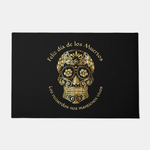 Day of The Dead - Customise Add Name & Message Doormat