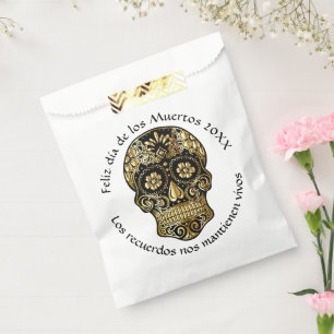 Day of The Dead - Customise Add Name & Message Favour Bag