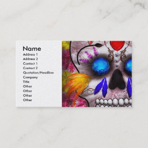 Day of the Dead - Death Mask Business Card