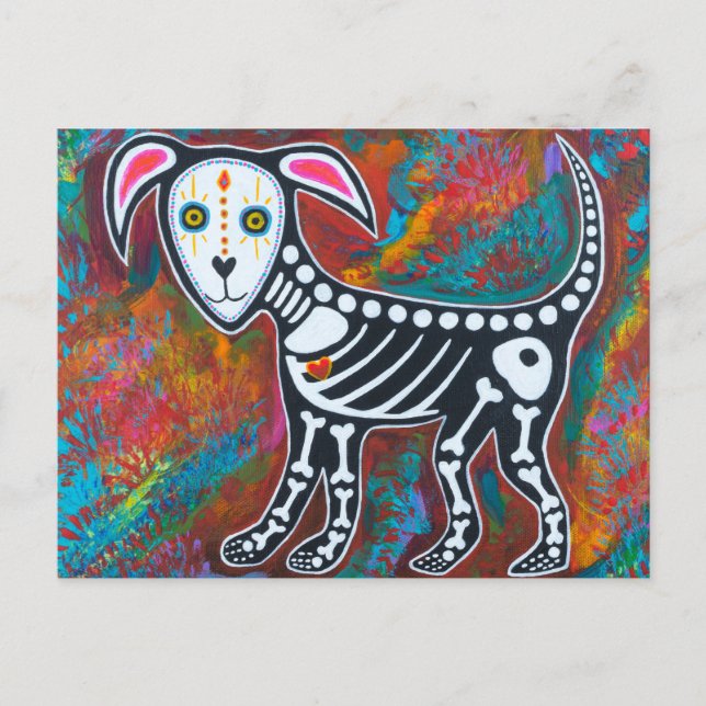 Day of the Dead Dog II Postcard (Front)