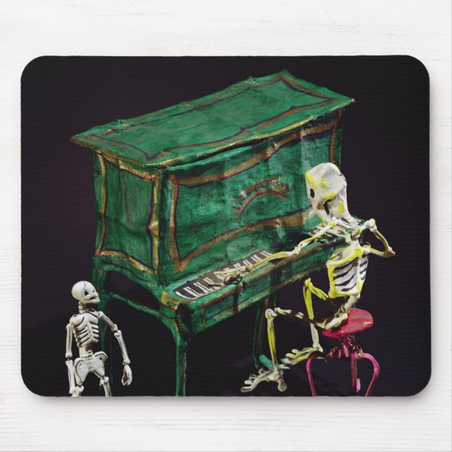 Day of the Dead figures as musicians Mouse Pad (Front)