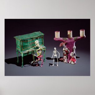 Day of the Dead figures as musicians Poster