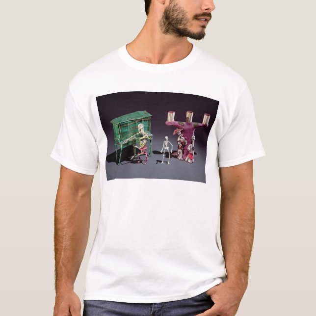 Day of the Dead figures as musicians T-Shirt (Front)
