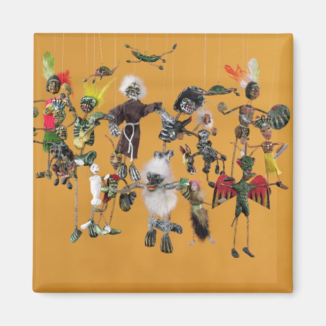 Day of the Dead figures, from Oaxaca Magnet (Front)