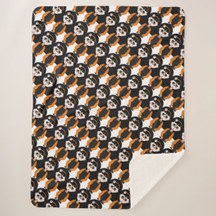 Day of the Dead Girl Sherpa Blanket