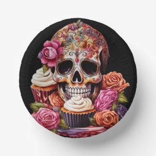 Day of the Dead Greeting  Paper Plate