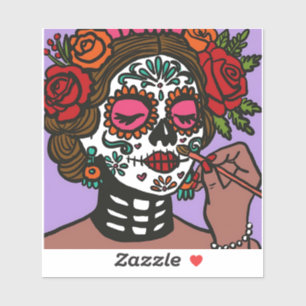 Day of the Dead Hand Drawn Catrina