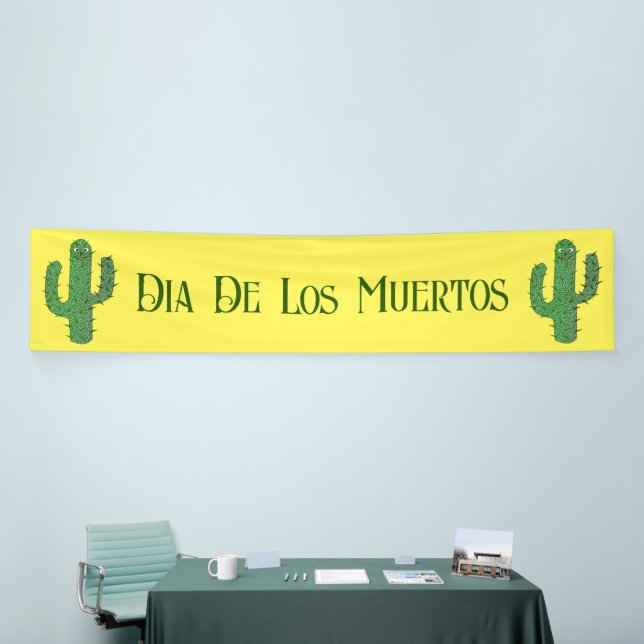 Day of the Dead Happy Cactus Custom Banner (Tradeshow)