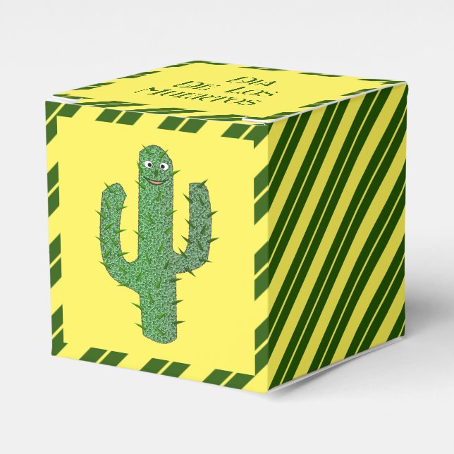 Day of the Dead Happy Cactus Custom Favour Box (Front Side)