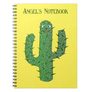 Day of the Dead Happy Cactus Custom Notebook