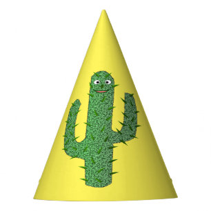 Day of the Dead Happy Cactus Party Hat