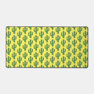 Day of the Dead Happy Cactus Patterned Desk Mat